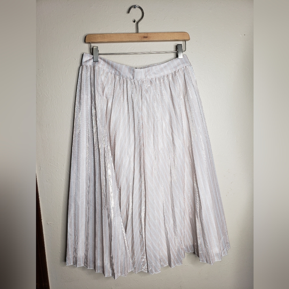 Grey Lab Pleated  Skirt  Size Large